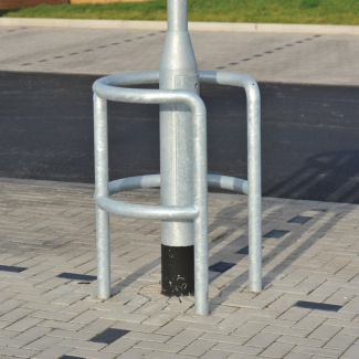 Round Lamp Post Protector